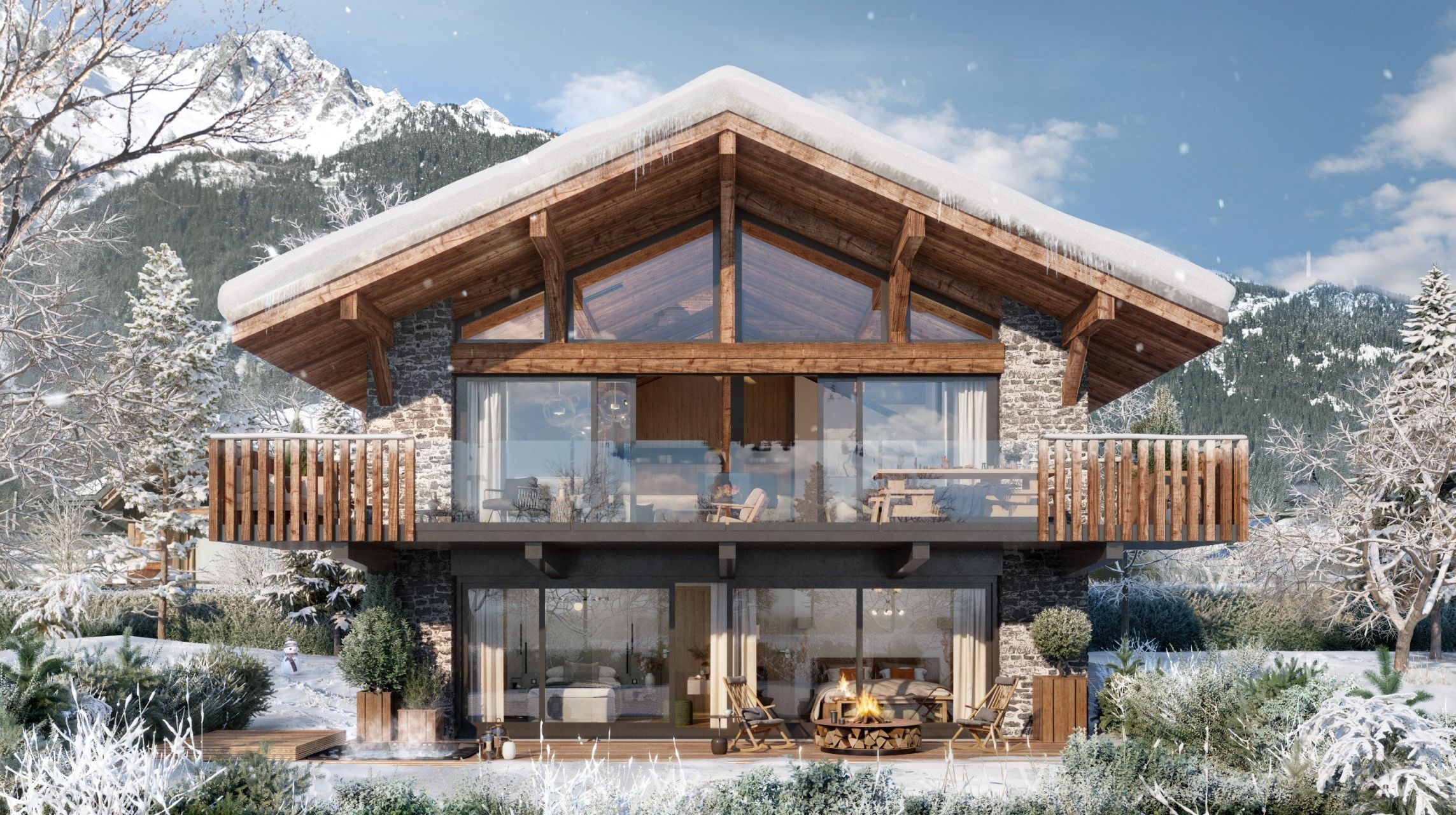 chalet 8 Rooms for sale on LES PRAZ DE CHAMONIX (74400)